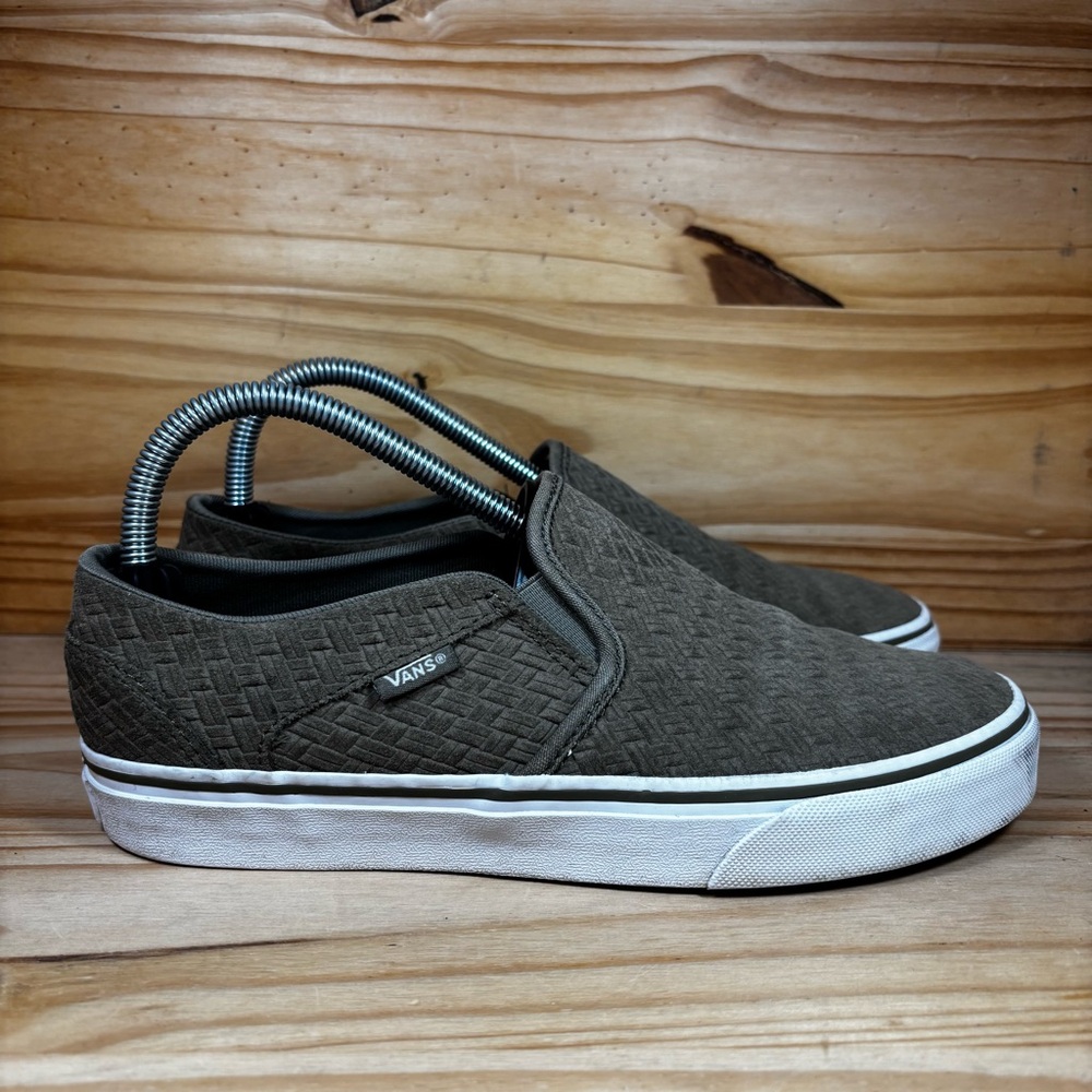Vans Classic Slip On Women’s Size 8 Brown Casual Shoes Sneakers